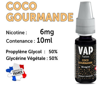 E-liquide Vap Nation cola 11mg/ml de nicotine