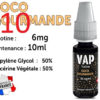 E-liquide Vap Nation coco gourmand 11mg/ml de nicotine