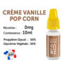VAP COLORZ Crème vanille pop corn 0 de nicotine