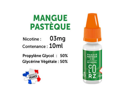 VAP COLORZ Raisin noir menthe cassis 3 mg/ml de nicotine 50/50
