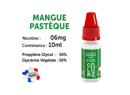 VAP COLORZ Raisin noir menthe 6 mg/ml de nicotine 50/50