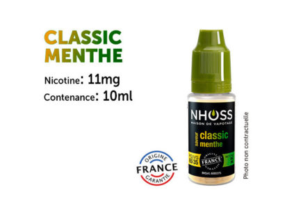 Nhoss Classic menthe 6mg de nicotine