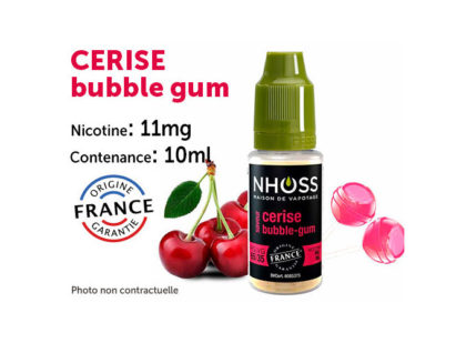 Nhoss cerise bubble gum 6mg de nicotine