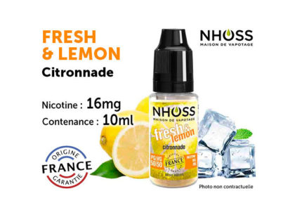 Nhoss Fresh et lemon 11mg de nicotine