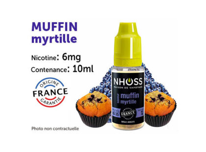Nhoss Muffin myrtille 3mg de nicotine