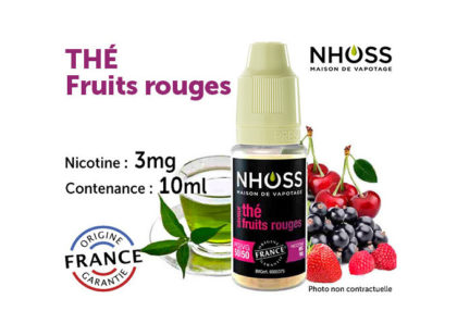 Nhoss Thé fruits rouges 0mg de nicotine