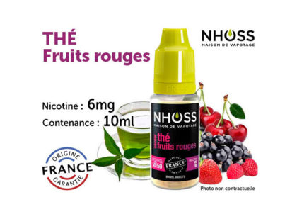 Nhoss Thé fruits rouges 3mg de nicotine