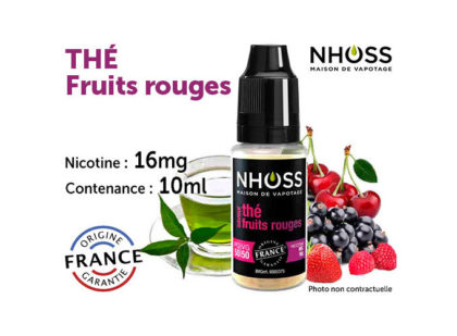 Nhoss Thé fruits rouges 11mg de nicotine
