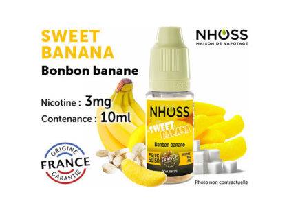Nhoss Sweet banana 0mg de nicotine