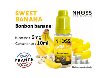 Nhoss Sweet banana 3mg de nicotine