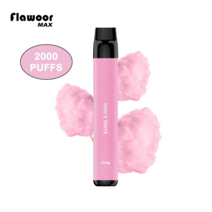 E-cig jetable flawoor max 2000 PUFFS 0 de nicotine, fruits tropicaux