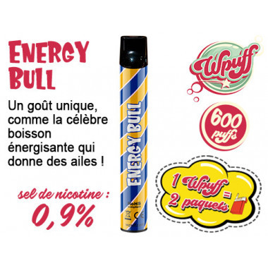 Liquideo WPUFF Energy Bull 0.9 de nicotine