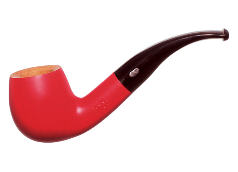 Pipe Chacom laquée rouge 268.