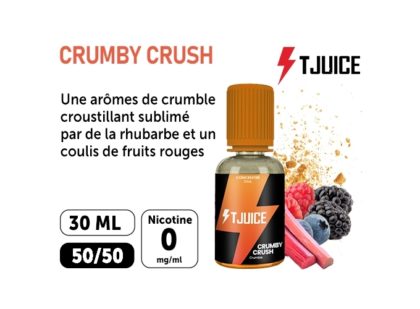 E-LIQUIDE T-JUICE 30 ml CRUMBY CRUSH 00