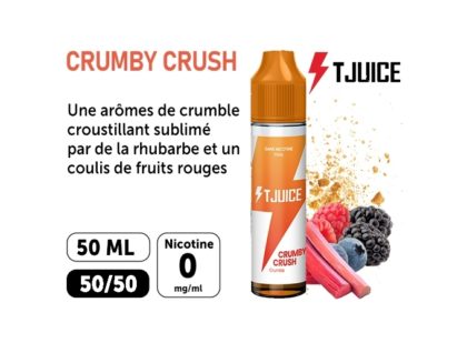 E-LIQUIDE T-JUICE 50 ml CRUMBY CRUSH 00