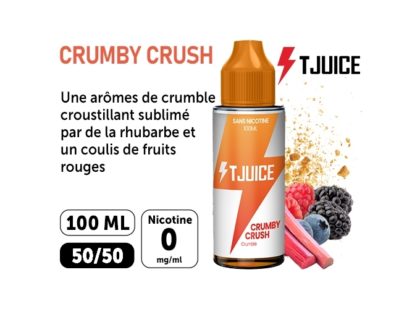 E-LIQUIDE T-JUICE 100 ml CRUMBY CRUSH 00