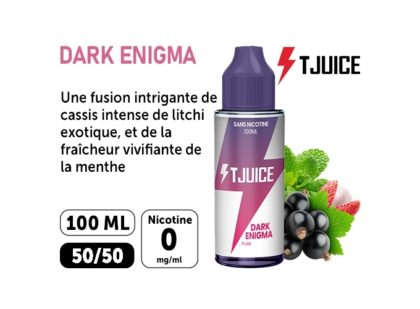 E-LIQUIDE T-JUICE 100ml DARK ENIGMA 00 mg