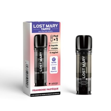 Lost mary Tappo pod 0mg framb-pasteque