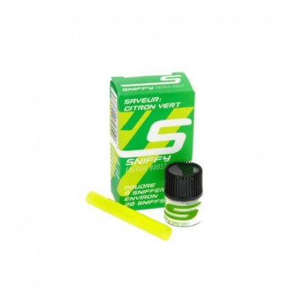 Poudre energisante à sniffer Citron Vert 1g – SNIFFY