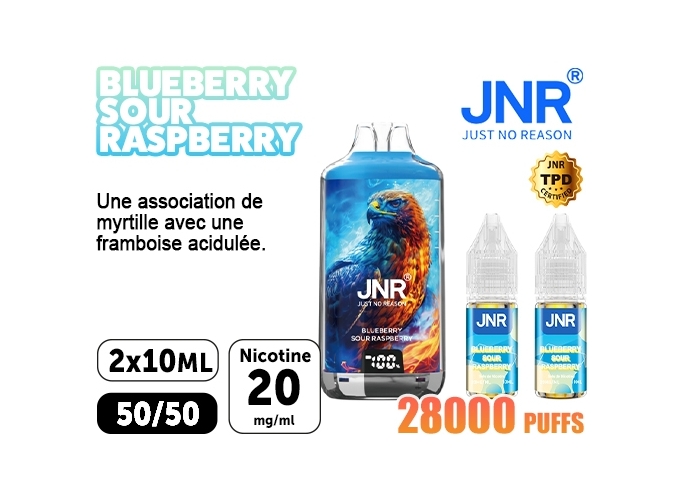 JNR FALCON X BLUEBERRY SOUR RASPBERRY 20 MG; 28K