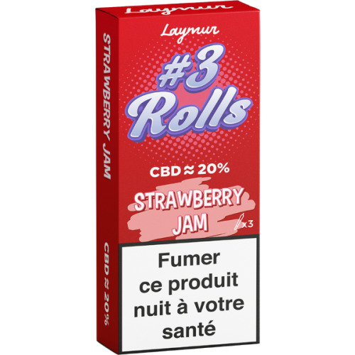 3rolls strawberry jam laymur