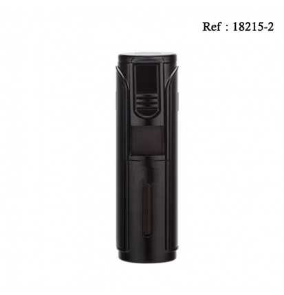 Briquet MYON CABRIS 5 Jet Noir, avec emporte pièce