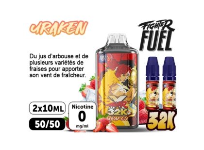 FIGHTER X 32K URAKEN FRAISE 00MG