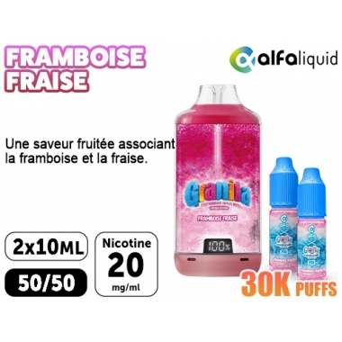 GRANITA ALFALIQUID 30K FRAMBOISE FRAISE 20 MG