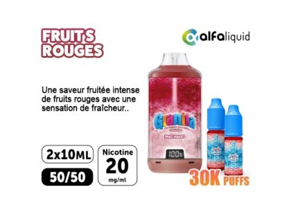 GRANITA ALFALIQUID 30K FRUITS ROUGES 20 MG