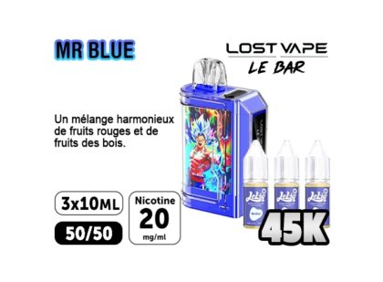 LOST VAP LE BAR 45K MR BLUE FRUITS ROUGES 20 MG