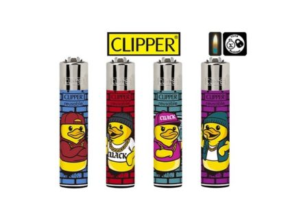 4 briquets Clipper Pierre Maxi Cuack Style