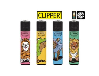 4 briquets Clipper Pierre Maxi Chihuahua Custom