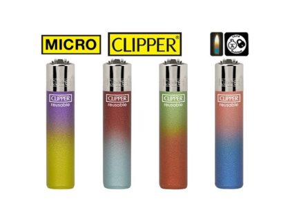 4 briquets Clipper Pierre Classic Micro Metalic Gradie