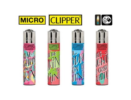 4 briquets Clipper Pierre Micro Daily Skeleton