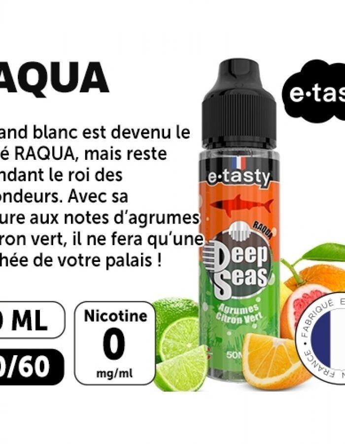E-TASTY DEEP SEAS RAQUA 50 ml